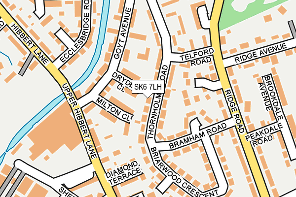 SK6 7LH map - OS OpenMap – Local (Ordnance Survey)
