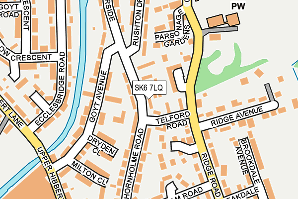 SK6 7LQ map - OS OpenMap – Local (Ordnance Survey)