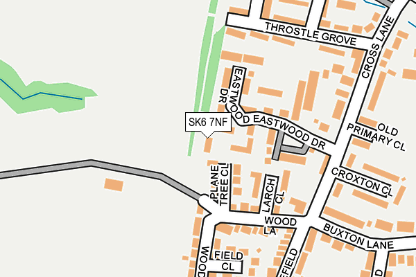 SK6 7NF map - OS OpenMap – Local (Ordnance Survey)