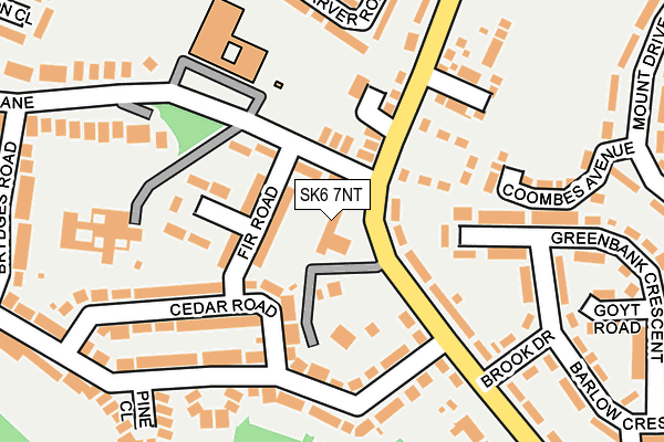 SK6 7NT map - OS OpenMap – Local (Ordnance Survey)