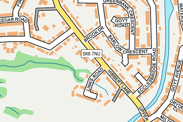 SK6 7NU map - OS OpenMap – Local (Ordnance Survey)