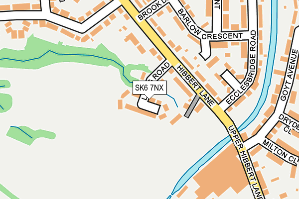 SK6 7NX map - OS OpenMap – Local (Ordnance Survey)