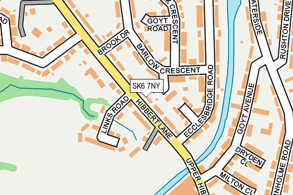 SK6 7NY map - OS OpenMap – Local (Ordnance Survey)