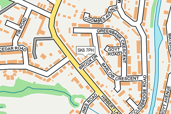 SK6 7PH map - OS OpenMap – Local (Ordnance Survey)