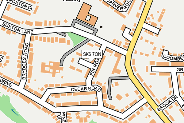 SK6 7QN map - OS OpenMap – Local (Ordnance Survey)