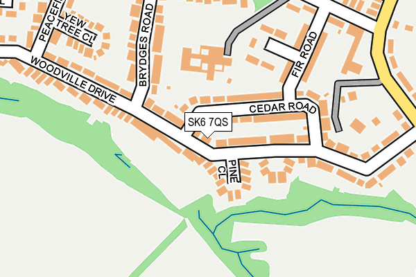 SK6 7QS map - OS OpenMap – Local (Ordnance Survey)