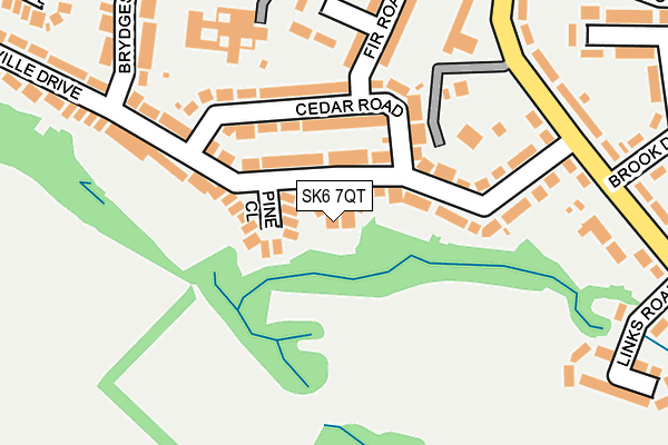 SK6 7QT map - OS OpenMap – Local (Ordnance Survey)