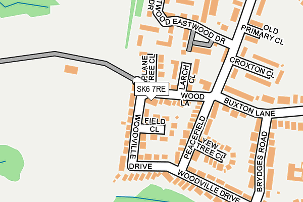 Map of MARPLE BLASTING SERVICES LTD at local scale