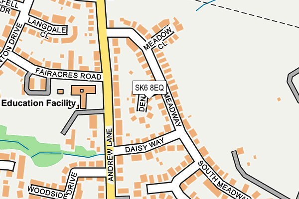 SK6 8EQ map - OS OpenMap – Local (Ordnance Survey)