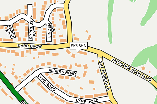 SK6 8HA map - OS OpenMap – Local (Ordnance Survey)