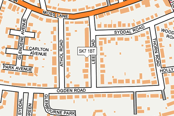 SK7 1BT map - OS OpenMap – Local (Ordnance Survey)