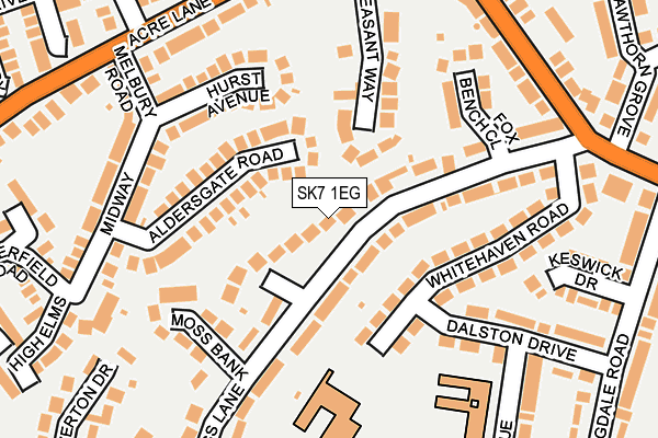 SK7 1EG map - OS OpenMap – Local (Ordnance Survey)