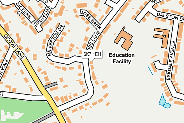 SK7 1EH map - OS OpenMap – Local (Ordnance Survey)