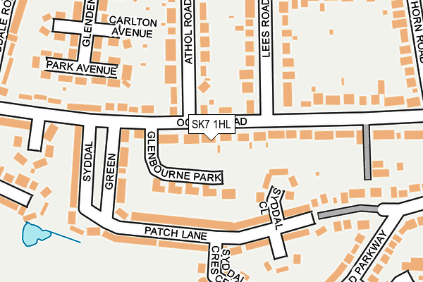 SK7 1HL map - OS OpenMap – Local (Ordnance Survey)