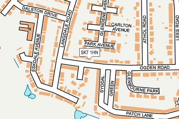 SK7 1HN map - OS OpenMap – Local (Ordnance Survey)