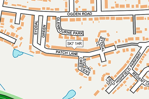 SK7 1HR map - OS OpenMap – Local (Ordnance Survey)