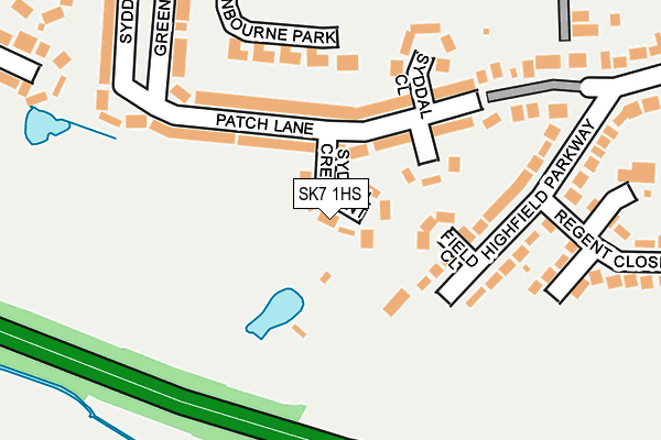 SK7 1HS map - OS OpenMap – Local (Ordnance Survey)