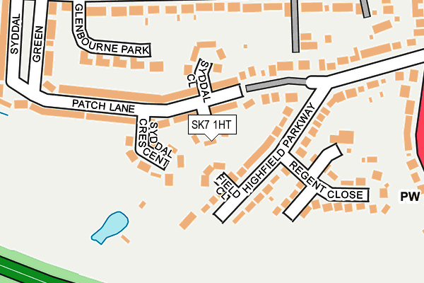 SK7 1HT map - OS OpenMap – Local (Ordnance Survey)