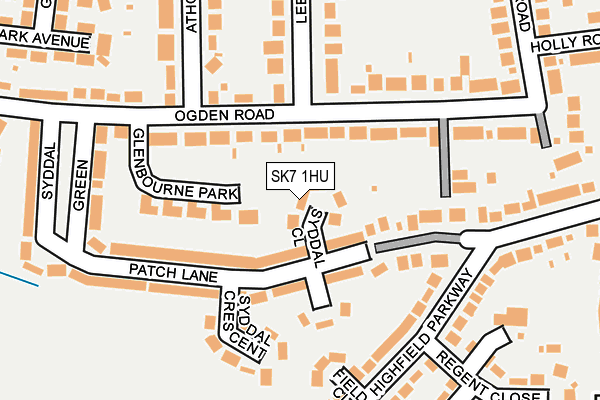 SK7 1HU map - OS OpenMap – Local (Ordnance Survey)