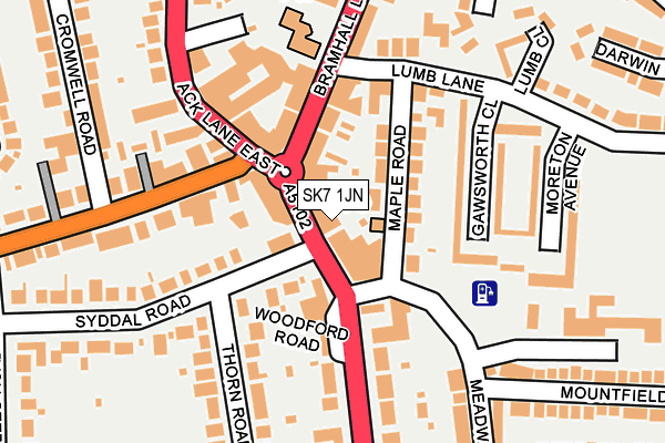 SK7 1JN map - OS OpenMap – Local (Ordnance Survey)