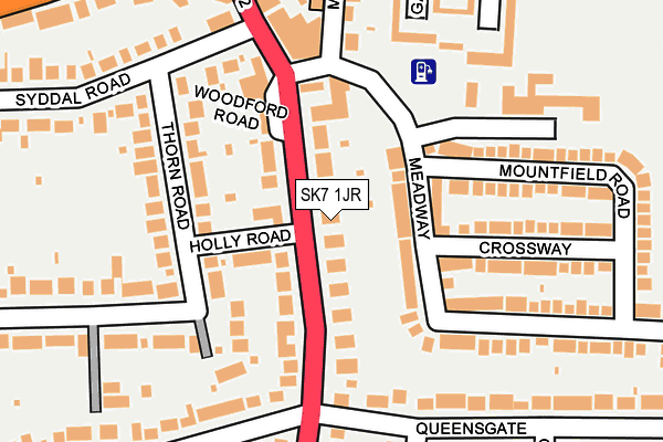 SK7 1JR map - OS OpenMap – Local (Ordnance Survey)