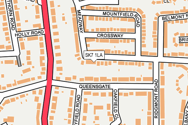 SK7 1LA map - OS OpenMap – Local (Ordnance Survey)