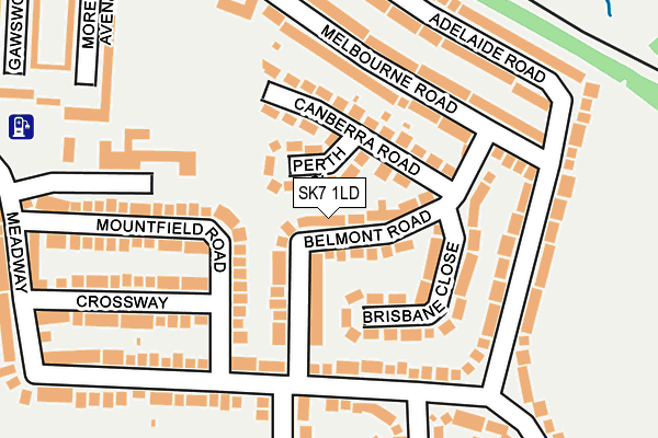 SK7 1LD map - OS OpenMap – Local (Ordnance Survey)