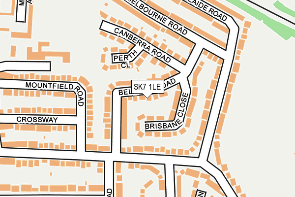 SK7 1LE map - OS OpenMap – Local (Ordnance Survey)