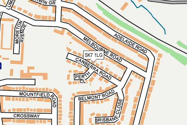 SK7 1LG map - OS OpenMap – Local (Ordnance Survey)