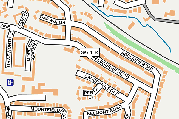 SK7 1LR map - OS OpenMap – Local (Ordnance Survey)
