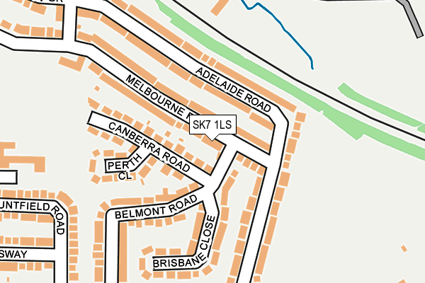 SK7 1LS map - OS OpenMap – Local (Ordnance Survey)