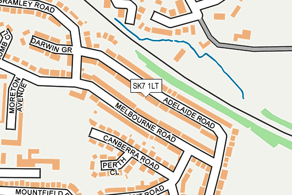SK7 1LT map - OS OpenMap – Local (Ordnance Survey)