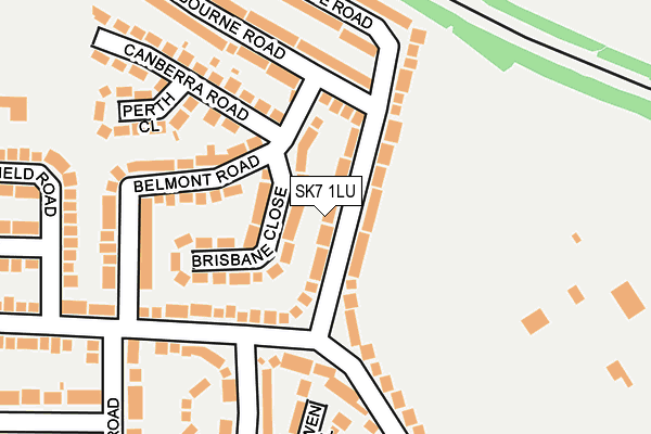 SK7 1LU map - OS OpenMap – Local (Ordnance Survey)