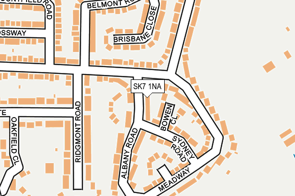 SK7 1NA map - OS OpenMap – Local (Ordnance Survey)