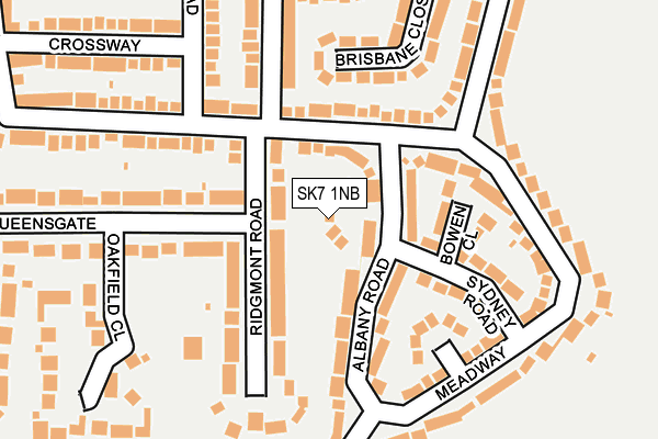 SK7 1NB map - OS OpenMap – Local (Ordnance Survey)