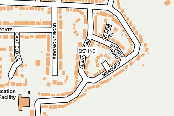 SK7 1ND map - OS OpenMap – Local (Ordnance Survey)