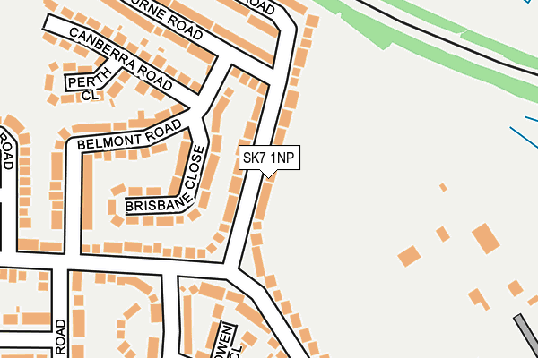 SK7 1NP map - OS OpenMap – Local (Ordnance Survey)