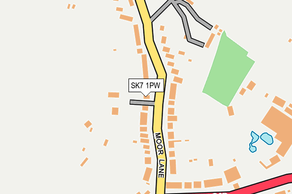 SK7 1PW map - OS OpenMap – Local (Ordnance Survey)