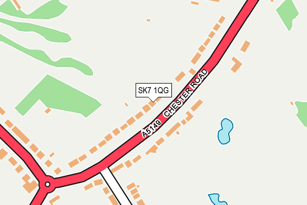 SK7 1QG map - OS OpenMap – Local (Ordnance Survey)