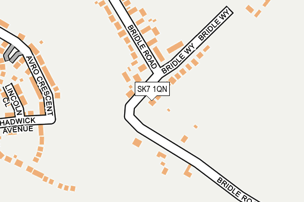 SK7 1QN map - OS OpenMap – Local (Ordnance Survey)