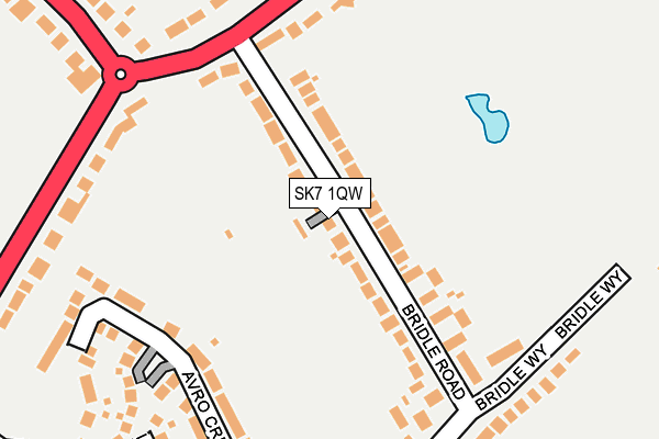 SK7 1QW map - OS OpenMap – Local (Ordnance Survey)
