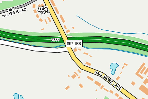 SK7 1RB map - OS OpenMap – Local (Ordnance Survey)