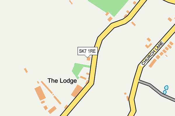 SK7 1RE map - OS OpenMap – Local (Ordnance Survey)