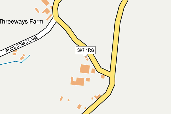 SK7 1RG map - OS OpenMap – Local (Ordnance Survey)