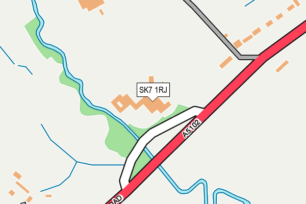 SK7 1RJ map - OS OpenMap – Local (Ordnance Survey)