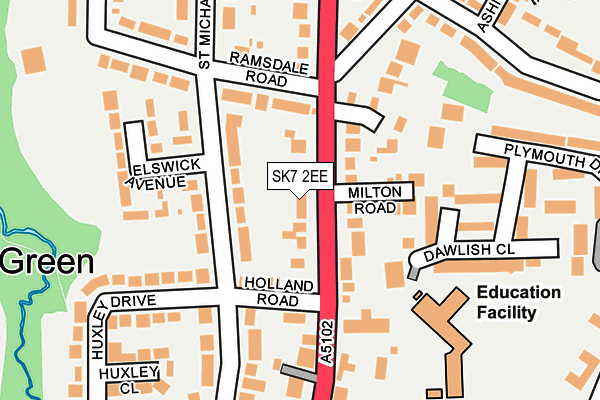 SK7 2EE map - OS OpenMap – Local (Ordnance Survey)