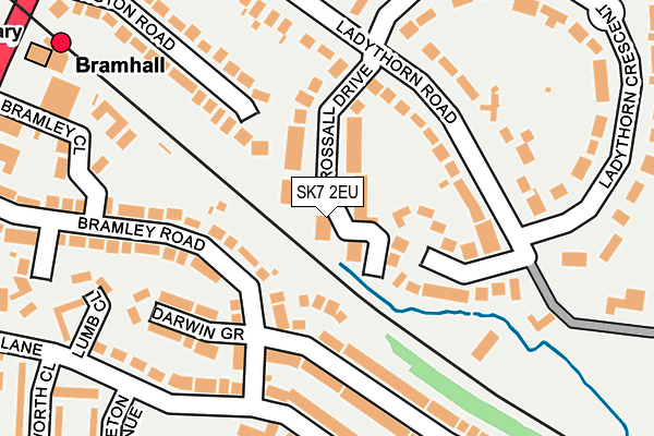 SK7 2EU map - OS OpenMap – Local (Ordnance Survey)