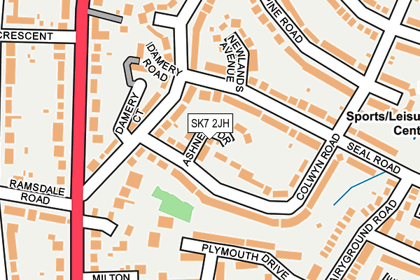 SK7 2JH map - OS OpenMap – Local (Ordnance Survey)