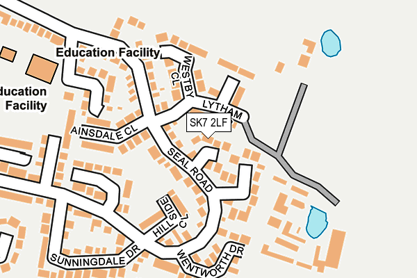 SK7 2LF map - OS OpenMap – Local (Ordnance Survey)