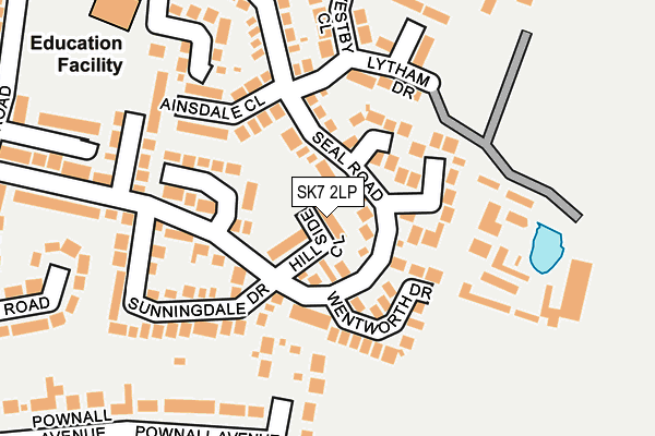 SK7 2LP map - OS OpenMap – Local (Ordnance Survey)